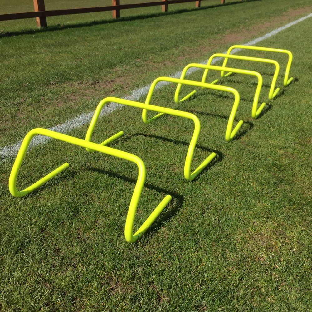 TSS Set Of 6 Football Agility Hurdles (Optional Carry Bag)