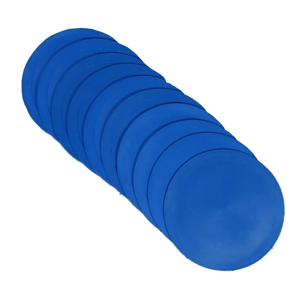 Set of 10 Flat Disc Markers (15cms or 23cms)