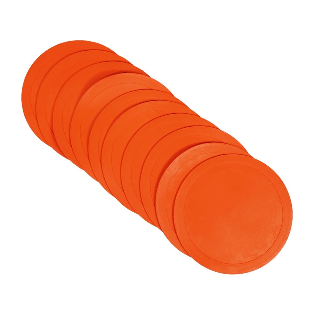 Set of 10 Flat Disc Markers (15cms or 23cms)