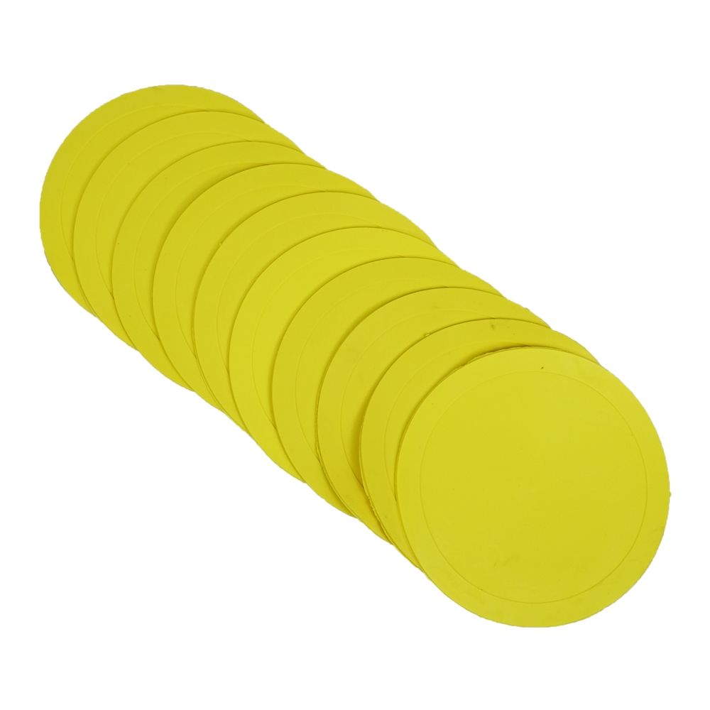 Set of 10 Flat Disc Markers (15cms or 23cms)